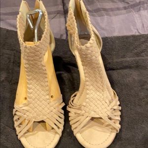 Tan wedges size 8.5W From torrid